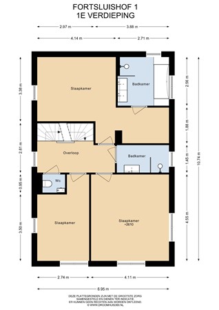 Floorplan - Fortsluishof 1, 1433 GM Kudelstaart